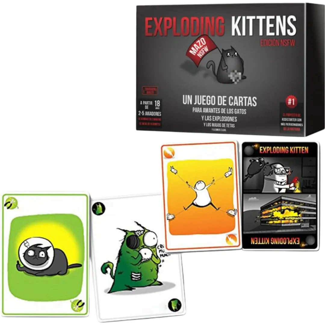 Exploding Kittens NSFW- Juego de mesa