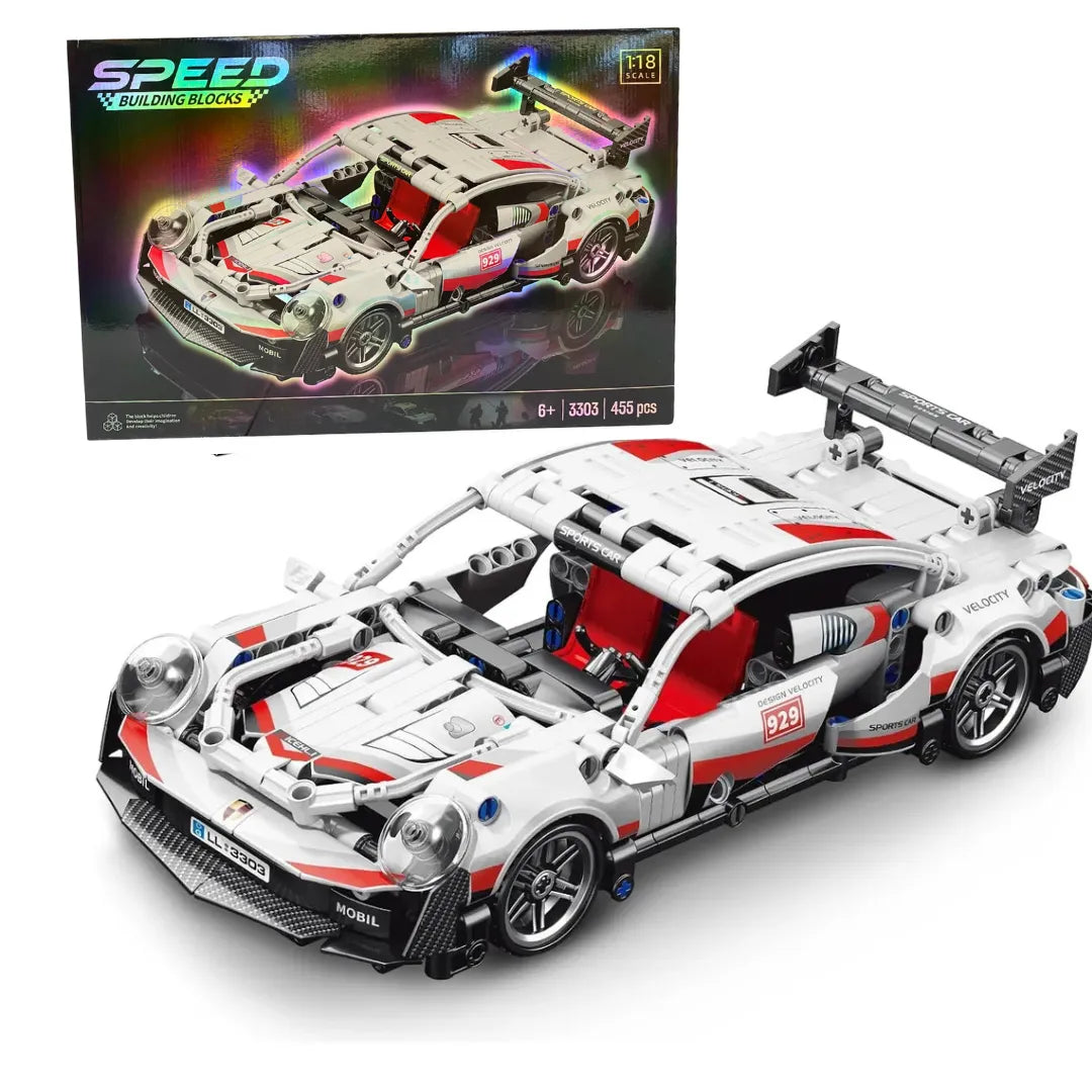 Porche 455 pza escala 1:18 - Bloque de Lego